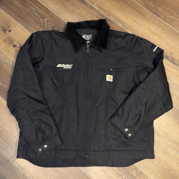 Carhartt Detroit Black Blanket Lined Jacket XL Black BNSF Relaxed Fit